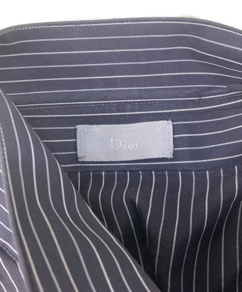 DIOR HOMME（ディオール オム）DIOR HOMME (ディオール オム) ストライプシャツ ブラック サイズ:不明の古着・服飾アイテム