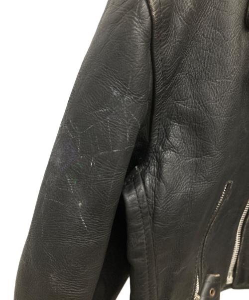 triumph（トライアンフ）triumph (トライアンフ) クロップドレザーライダースジャケット ブラック サイズ:XLの古着・服飾アイテム