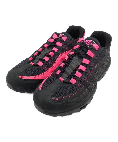 NIKE（ナイキ）NIKE (ナイキ) AIR MAX 95 OG ブラック×蛍光ピンク サイズ:28㎝の古着・服飾アイテム