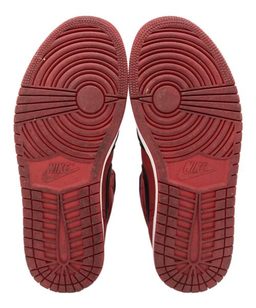 NIKE（ナイキ）NIKE (ナイキ) AIR JORDAN 1 MID レッド×ブラック サイズ:27.5の古着・服飾アイテム