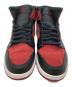 中古・古着 NIKE (ナイキ) AIR JORDAN 1 MID レッド×ブラック サイズ:27.5：7000円