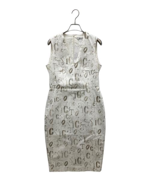 MaxMara（マックスマーラ）MaxMara (マックスマーラ) ノースリーブ・キャミソールワンピース ホワイト サイズ:SIZE 40 未使用品の古着・服飾アイテム