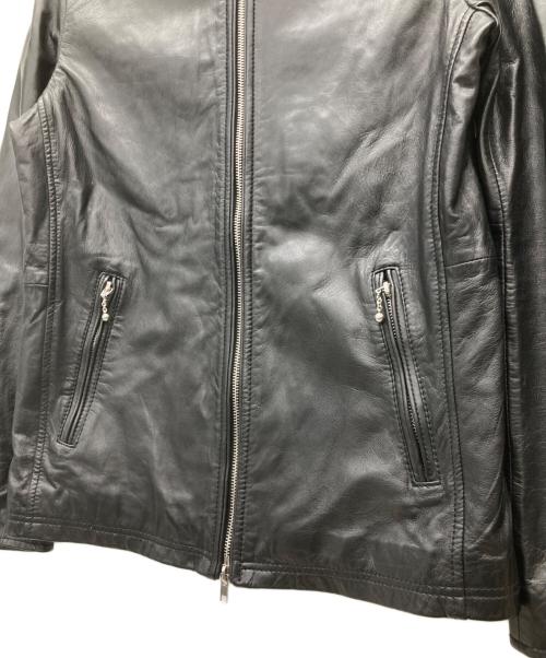 LHP（エルエイチピー）LHP (エルエイチピー) ラムレザージャケット ブラック サイズ:Lの古着・服飾アイテム