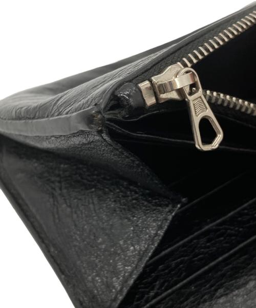 BALENCIAGA（バレンシアガ）BALENCIAGA (バレンシアガ) クラッシュ加工長財布の古着・服飾アイテム