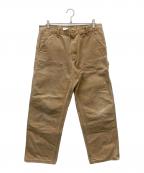 CarHarttカーハート）の古着「ダブルニーワークパンツ」｜カーキ