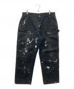 CarHarttカーハート）の古着「ダブルニーワークパンツ」｜ブラック