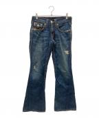 TRUE RELIGIONトゥルー レリジョン）の古着「フレアデニム」｜インディゴ