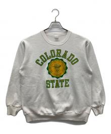 -（-）の古着「6-70'sクルーネックカレッジスウェット」｜ホワイト