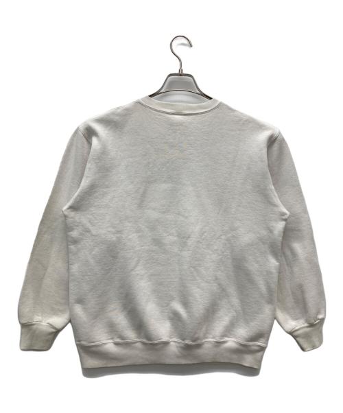 -（-）- (-) 6-70'sクルーネックカレッジスウェット ホワイト サイズ:不明の古着・服飾アイテム