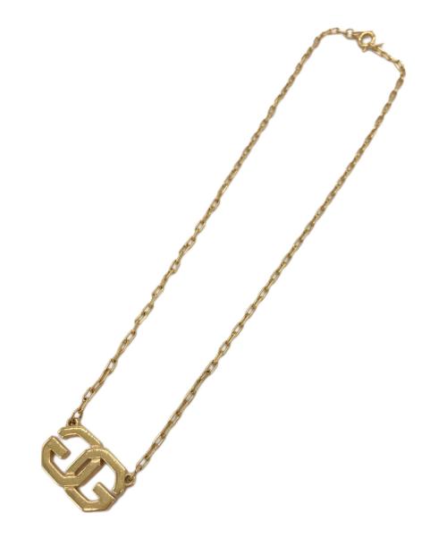 GIVENCHY（ジバンシィ）GIVENCHY (ジバンシィ) GGロゴネックレス ゴールドカラーの古着・服飾アイテム