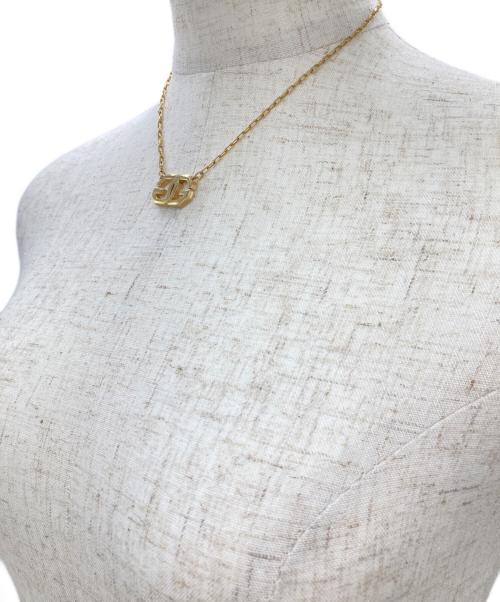 GIVENCHY（ジバンシィ）GIVENCHY (ジバンシィ) GGロゴネックレス ゴールドカラーの古着・服飾アイテム
