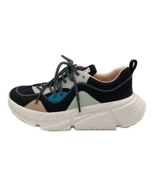 UGG（アグ）UGG (アグ) ローカットスニーカー ブラック×ベージュ サイズ:23㎝の古着・服飾アイテム