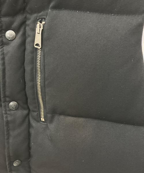 stussy（ステューシー）stussy (ステューシー) Pen Field (ペンフィールド) ダウンベスト ブラック サイズ:Mの古着・服飾アイテム