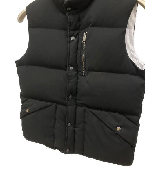 stussy（ステューシー）stussy (ステューシー) Pen Field (ペンフィールド) ダウンベスト ブラック サイズ:Mの古着・服飾アイテム