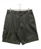 stussyステューシー）の古着「ハーフパンツ」｜オリーブ