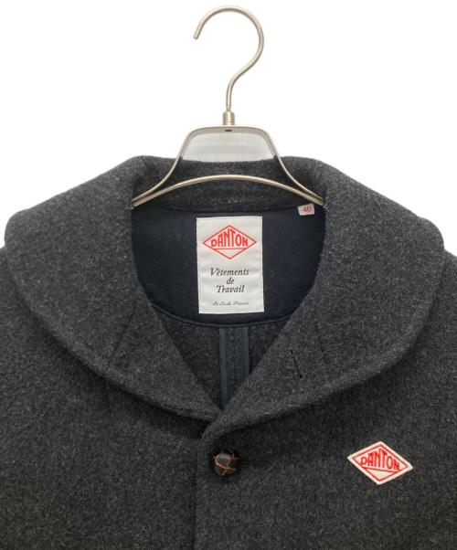 DANTON（ダントン）DANTON (ダントン) 丸襟ウールモッサジャケット グレー サイズ:40の古着・服飾アイテム