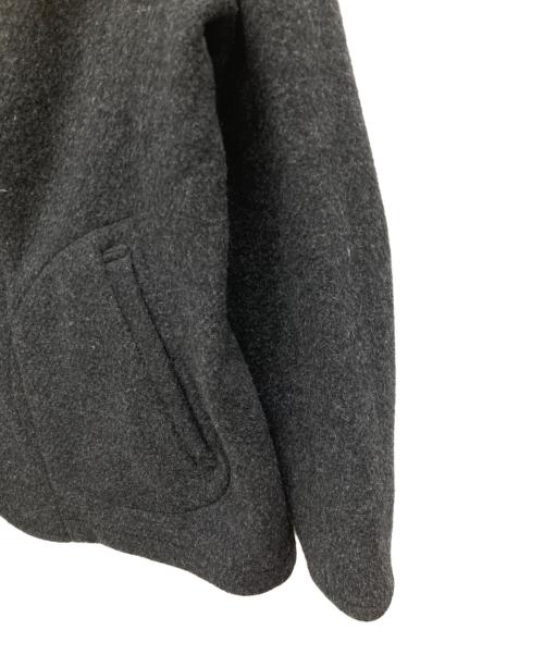 DANTON（ダントン）DANTON (ダントン) 丸襟ウールモッサジャケット グレー サイズ:40の古着・服飾アイテム