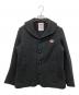 DANTON（ダントン）の古着「丸襟ウールモッサジャケット」｜グレー