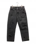 X-LARGEエクストララージ）の古着「デニムパンツ」｜グレー