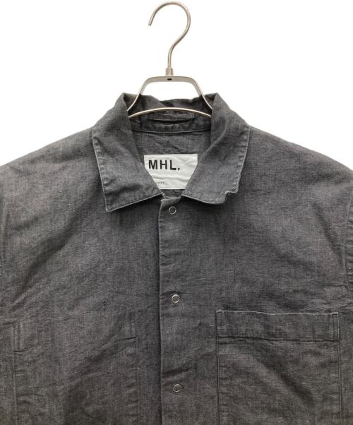 MHL（エムエイチエル）MHL (エムエイチエル) 長袖シャツ グレー サイズ:Mの古着・服飾アイテム