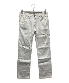 ARMANI COLLEZIONI（アルマーニ コレツィオーニ）の古着「デニムパンツ」｜ホワイト