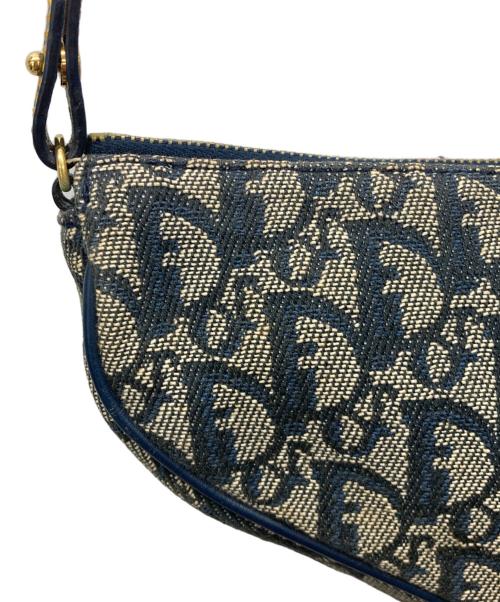 Christian Dior（クリスチャン ディオール）Christian Dior (クリスチャン ディオール) サドルポーチ ネイビーの古着・服飾アイテム