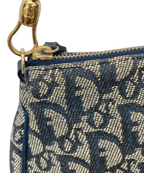 Christian Dior（クリスチャン ディオール）Christian Dior (クリスチャン ディオール) サドルポーチ ネイビーの古着・服飾アイテム