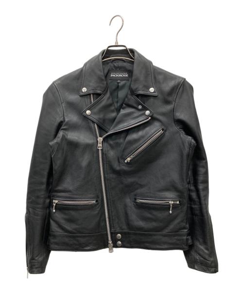 JACKROSE（ジャックローズ）JACKROSE (ジャックローズ) ダブルライダースジャケット ブラック サイズ:3の古着・服飾アイテム