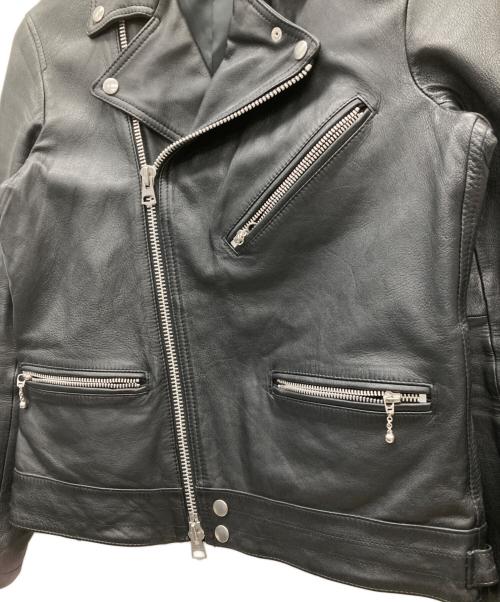 JACKROSE（ジャックローズ）JACKROSE (ジャックローズ) ダブルライダースジャケット ブラック サイズ:3の古着・服飾アイテム