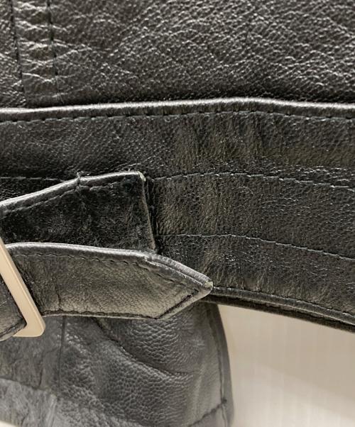 JACKROSE（ジャックローズ）JACKROSE (ジャックローズ) ダブルライダースジャケット ブラック サイズ:3の古着・服飾アイテム