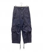 entie studiosエンタイアスタジオ）の古着「カーゴパンツ」｜ネイビー