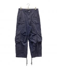 entie studios（エンタイアスタジオ）の古着「カーゴパンツ」｜ネイビー