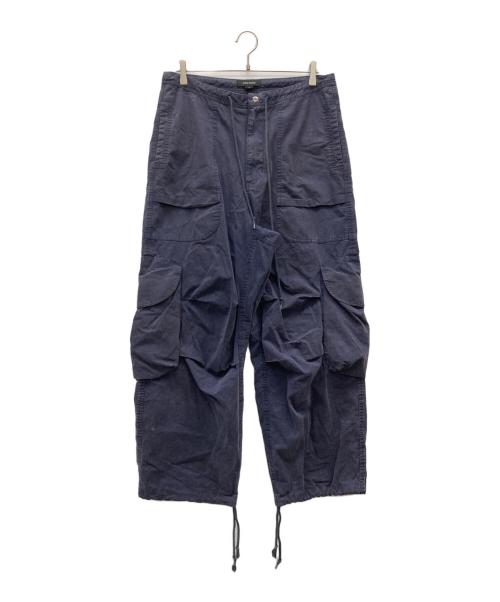 entie studios（エンタイアスタジオ）entie studios (エンタイアスタジオ) カーゴパンツ ネイビー サイズ:Sの古着・服飾アイテム