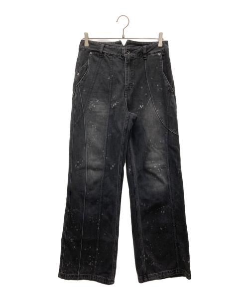 professor.E（プロフェッサー イー）professor.E (プロフェッサー イー) デニムパンツ ブラック サイズ:46の古着・服飾アイテム