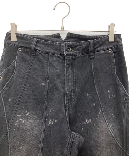 professor.E（プロフェッサー イー）professor.E (プロフェッサー イー) デニムパンツ ブラック サイズ:46の古着・服飾アイテム