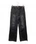 professor.E（プロフェッサー イー）の古着「デニムパンツ」｜ブラック