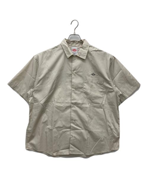 DANTON（ダントン）DANTON (ダントン) バックプリントワークシャツ ベージュ サイズ:42の古着・服飾アイテム