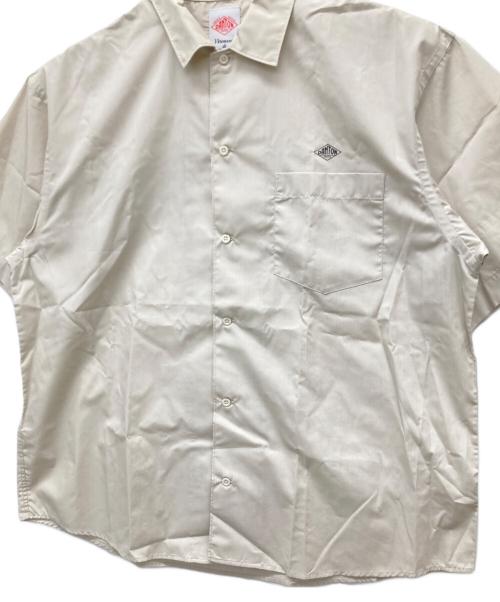 DANTON（ダントン）DANTON (ダントン) バックプリントワークシャツ ベージュ サイズ:42の古着・服飾アイテム