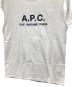 中古・古着 A.P.C. (アーペーセー) ロゴクルーネックTシャツ ホワイト サイズ:S：6000円
