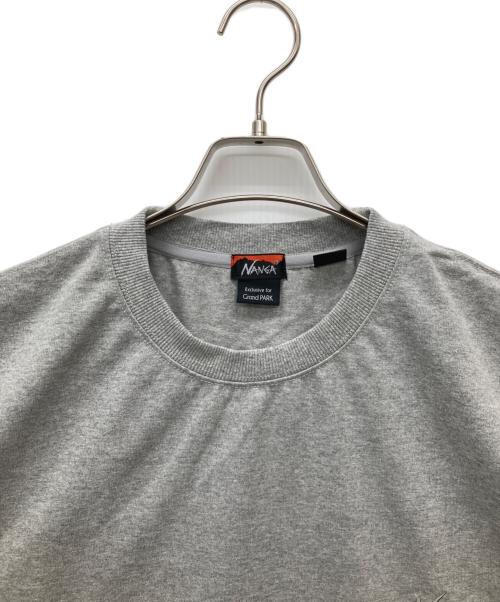 NANGA（ナンガ）NANGA (ナンガ) Grand PARK (グランド パーク) バックプリントTシャツ グレー サイズ:Mの古着・服飾アイテム