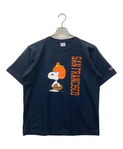 Champion（チャンピオン）Champion (チャンピオン) ショートスリーブTシャツ ネイビー サイズ:Mの古着・服飾アイテム