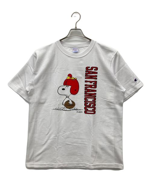 Champion（チャンピオン）Champion (チャンピオン) ショートスリーブTシャツ ホワイト サイズ:XLの古着・服飾アイテム