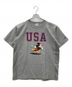 Championチャンピオン）の古着「ショートスリーブTシャツ」｜グレー