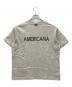 Americana (アメリカーナ) ショートスリーブTシャツ ベージュ サイズ:FREE：6000円