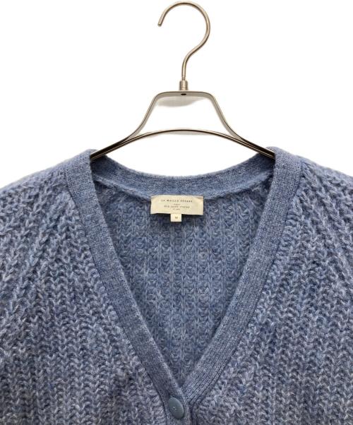 LA MAILLE SEZANE（ラ マイユ セザンヌ）LA MAILLE SEZANE (ラ マイユ セザンヌ) 厚手カーディガン ブルー サイズ:Mの古着・服飾アイテム