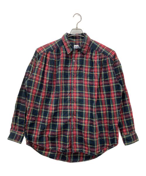 AiE（エーアイイー）AiE (エーアイイー) チェックシャツ レッド サイズ:Sの古着・服飾アイテム