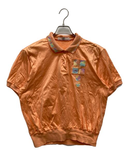 BALENCIAGA（バレンシアガ）BALENCIAGA (バレンシアガ) 半袖ポロシャツ オレンジ サイズ:Lの古着・服飾アイテム