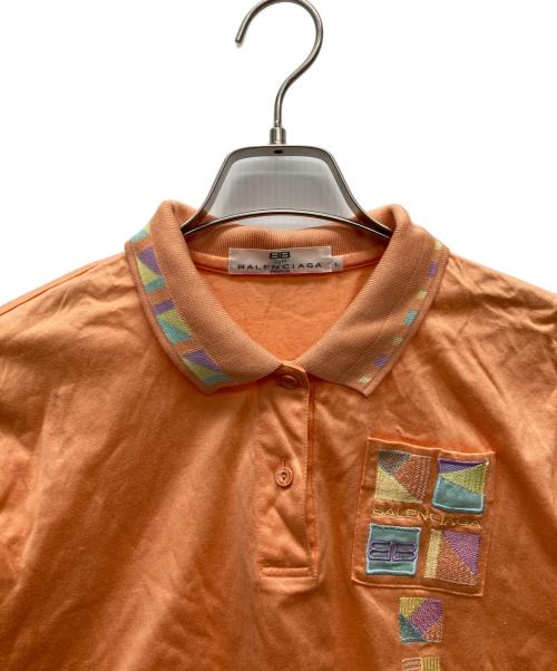 BALENCIAGA（バレンシアガ）BALENCIAGA (バレンシアガ) 半袖ポロシャツ オレンジ サイズ:Lの古着・服飾アイテム