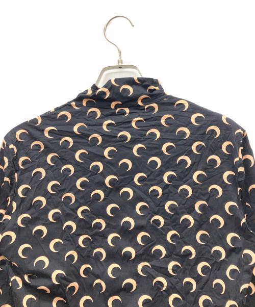 MARINE SERRE（マリーンセル）MARINE SERRE (マリーンセル) タートルネックカットソー ブラック サイズ:XSの古着・服飾アイテム