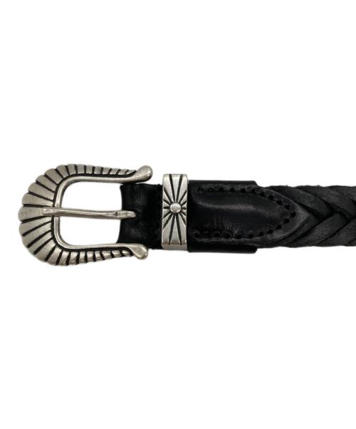 ALBERTO LUTI（アルベルト ルティ）ALBERTO LUTI (アルベルト ルティ) レザーベルト ブラックの古着・服飾アイテム